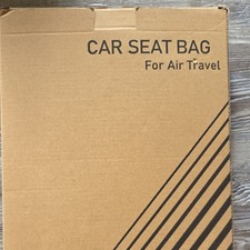 Car Seat Travel Bag for Air Travel, Turquoise Blue, Infant/Toddler, Unisex