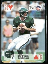 1992 Sport Decks NFL Playing Cards #9 of Hearts Ken O'Brien