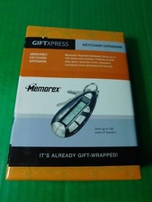 New  Sealed Memorex Keychain Electronic Databank Stores 100 Names  Numbers