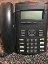 Avaya 1220 IP Phone with Text Labels NTYS19 VOIP 
