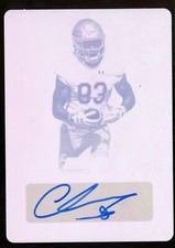 Chase Claypool 2020 Leaf Flash Auto #d 1/1 Printing Plate RC Pittsburgh Steelers