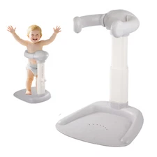 Adjustable 9 Levels Height Baby Shower Standing Support Standing Toddler Bathtub