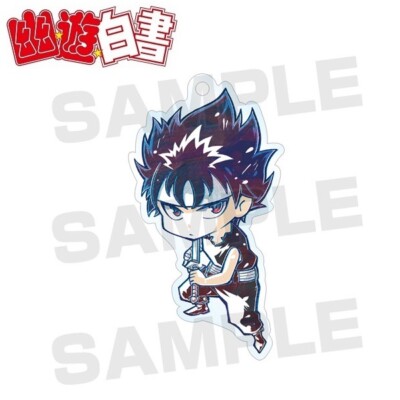 Arma Bianca YuYu Hakusho Trading Deformed Ani-Art Acrylic Keychain Hiei Jaganshi