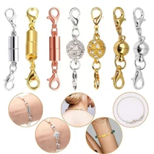 Magnetic Connector Jewelry Bracelet Necklace Magnetic Lobster Claw Lock Clasps