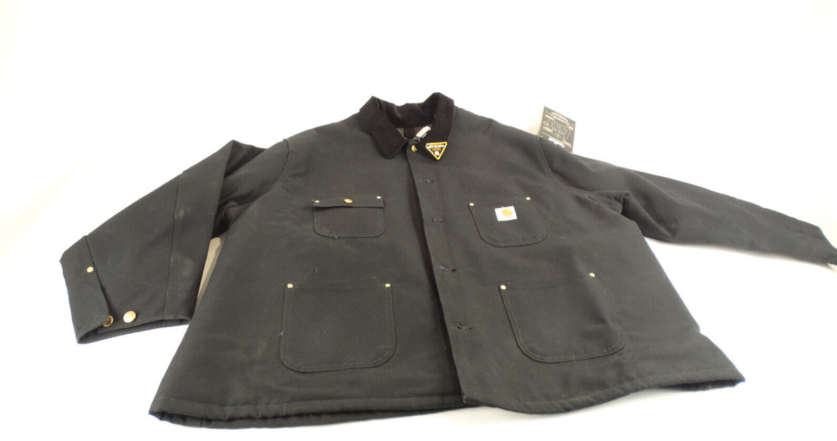 Carhartt C001 Duck Chore Coat (Blanket Lined/5-Button Front) | eBay