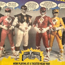 1995 Mighty Morphin Power Rangers The Movie 20th Century Fox Film McDonald's 1