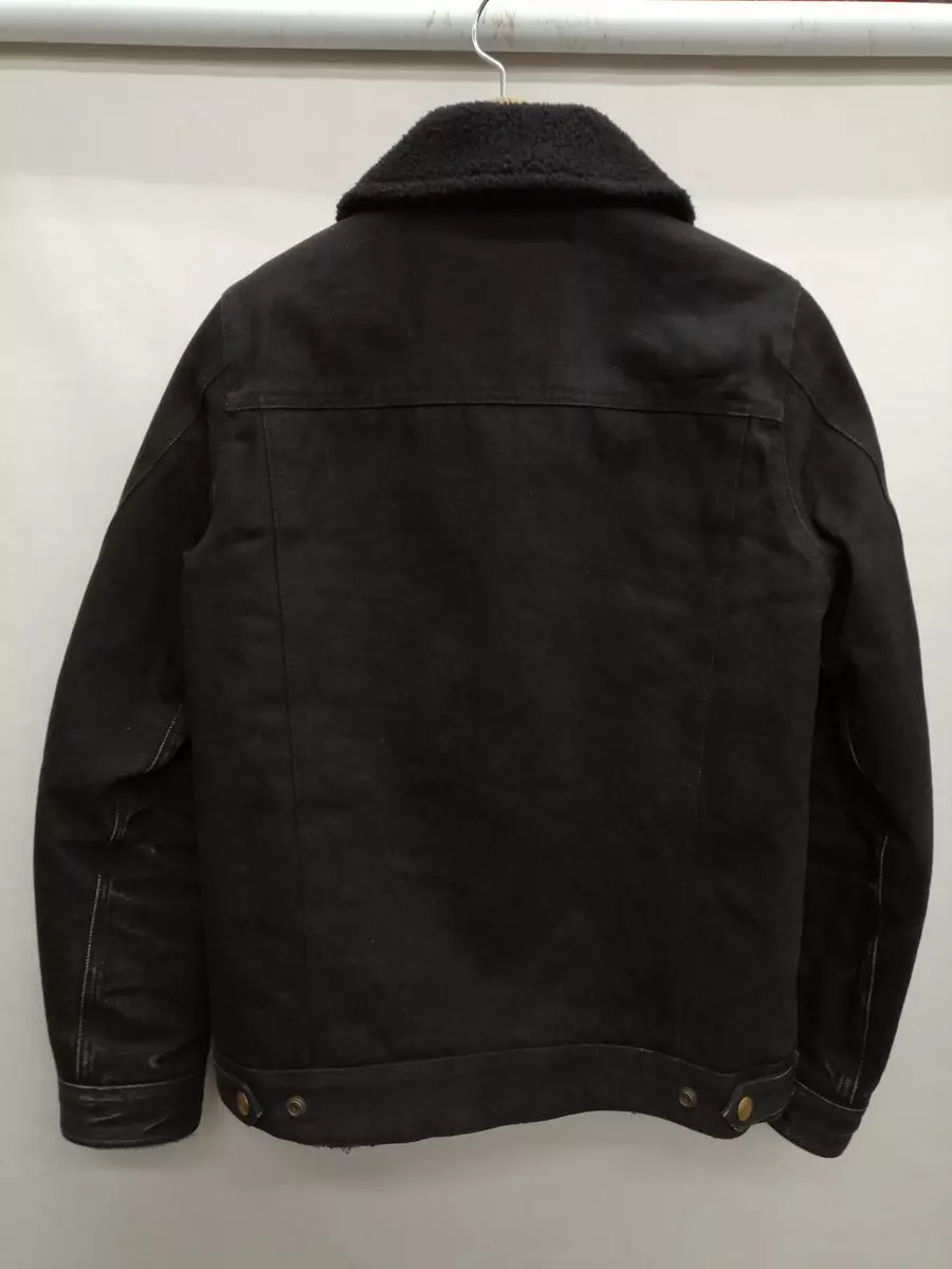 Rude Gallery Black Rebel Blk/ Feel Back Boa Denim Jacket