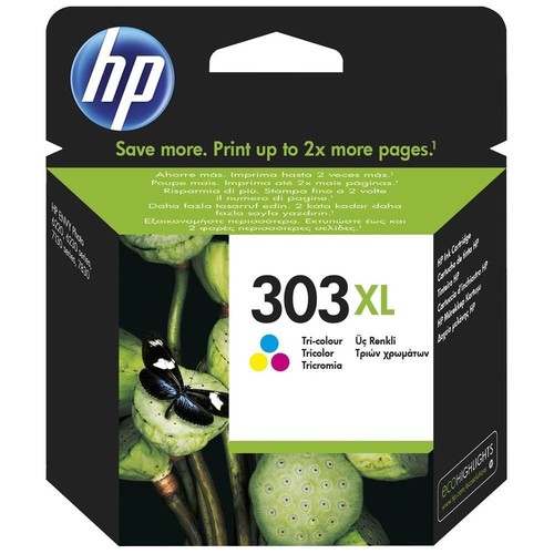 1 x HP No 303XL Tri Colour Original OEM 