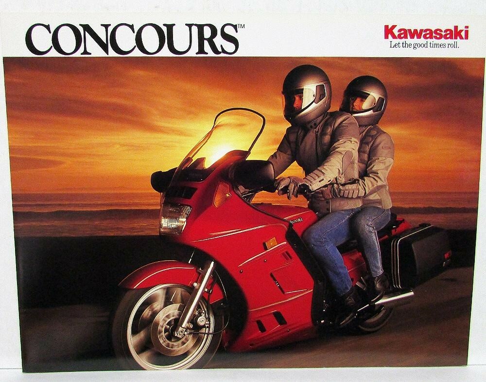 1990 Kawasaki Concours ZG1000-A5 Motorcycle Dealer Brochure