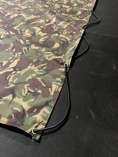FISHING BIVVY  SHEET TARPAULIN CAMOUFLAGE HEAVY DUTY SHEET COVER 10FT 6" X 8FT