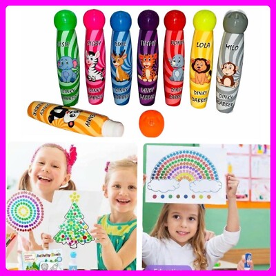 Farbtupfer Stifte für Kinder Kunst Dinky Marker Punktform Farbstifte Weihnachtsgeschenk