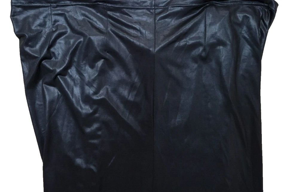 Freddy Mercury Pantalones de Halloween Adulto Hombre Disfraz Talla XL Negro Vinilo Tirantes Foto 3 de 4