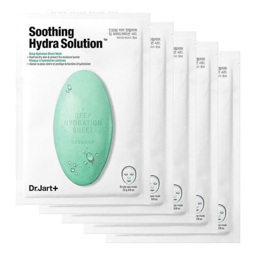 Dr.Jart+ Dermask Soothing Hydra Solution Deep Hydration Sheet Mask 0.9oz x5 ea - Picture 1 of 3
