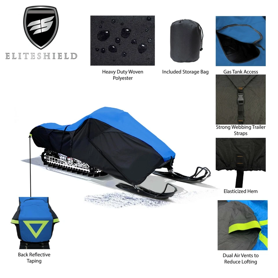 Cubierta de trineo de moto de nieve remolcable Yamaha SR Viper MTX LTX XTX BTX de lujo Foto 2 de 4