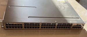 Cisco Catalyst WS-C3750X-48PF-E with C3KX-NM-1G - POE Gigabit Switch