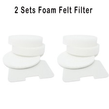 2 Sets Foam Felt Filter For Shark Vacuum NV22, NV22L, NV22S, NV26, Part XF 22