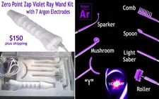 Violet Ray Portable Electrotherapy Light Therapy PEMF Wand 110V US Plug