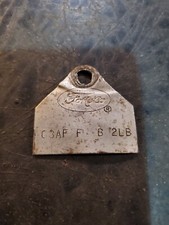 1963 Ford Galaxie 500 2v Carburetor Id Tag C3af-f 1963 Ford Galaxie 500 2v Carburetor Id Tag C3af-f