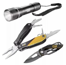 Cat Multi-Tool Knife & Flashlight Set 12 In 1 Free Shipping