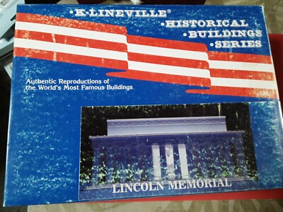 K-Lineville K-4195 Historical Buildings LINCOLN MEMORIAL Kit NEW SEALED