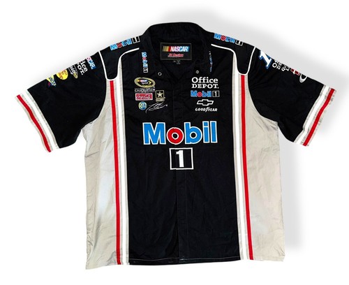NASCAR JH Design Tony Stewart Mobil Pit Crew Kurzarm Shirt schwarz, Gr. XXL