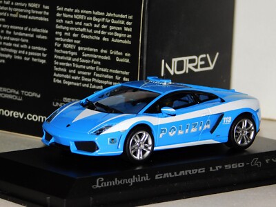 LAMBORGHINI GALLARDO LP560-4 POLIZIA NOREV 760028 1/43 | eBay