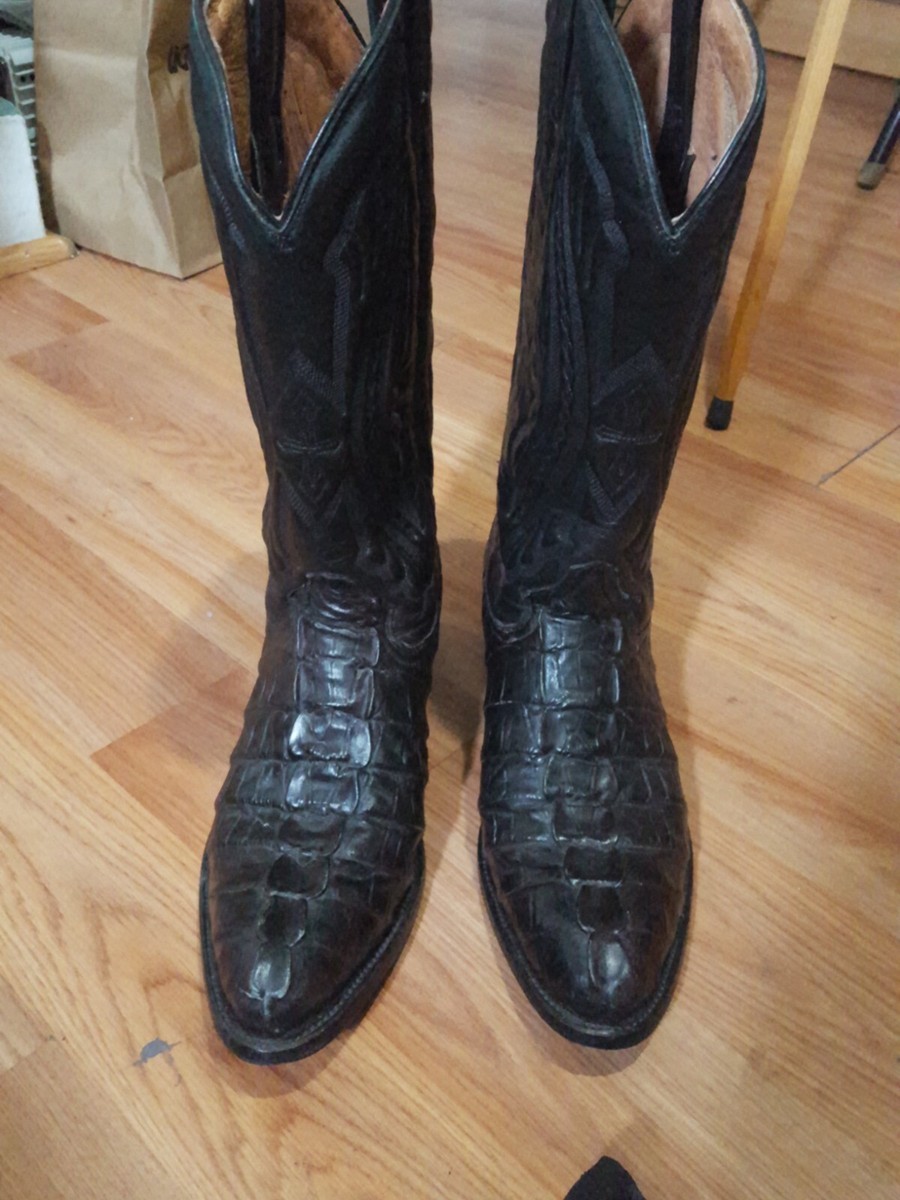 Rancho croc embossed leather cowboy boots 28 1/2 Forastero Men main image 4