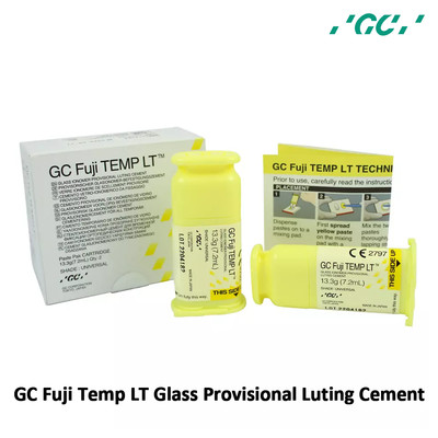 Dental Restoration Self Cure GC Fuji Temp LT Glass Provisional Luting Cement