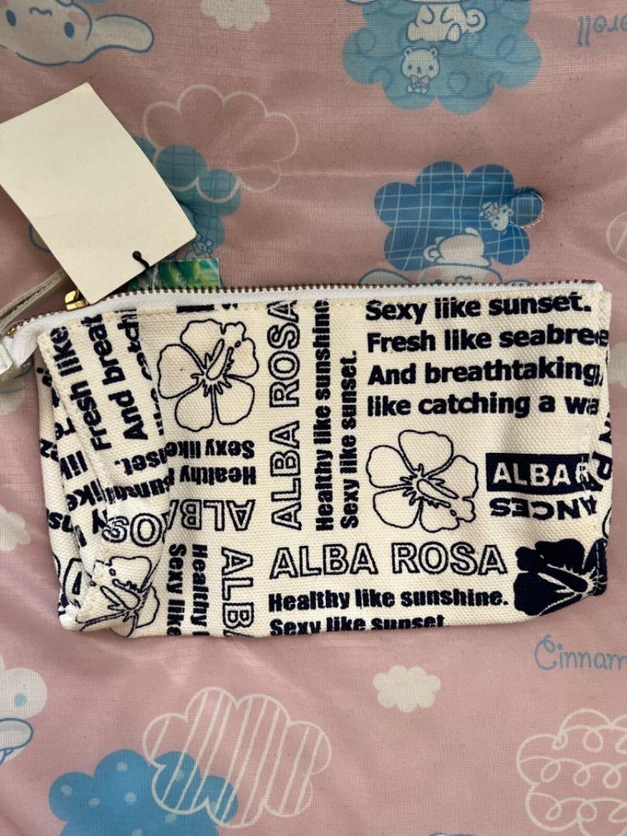 花 ALBAROSA ALBA ROSA Pouch Hibiscus Unused Made in JAPAN | eBay