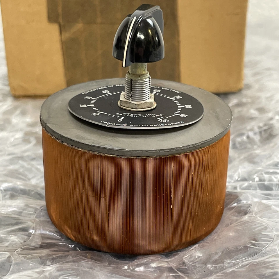Vintage STANDARD ELEC. PROD. CO. 331C239H01 Variable Transformer Type 7253 - Image 2 of 4
