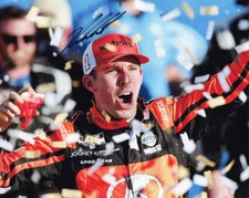 AUTOGRAPHED 2024 Ross Chastain 1 Kubota Racing KANSAS PLAYOFF WIN Victory Lane