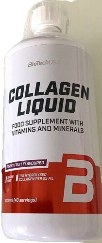 (21,79€/L)Biotech USA Collagen Liquid  1000ml Vitamine+Mineralien - Bild 1 von 1