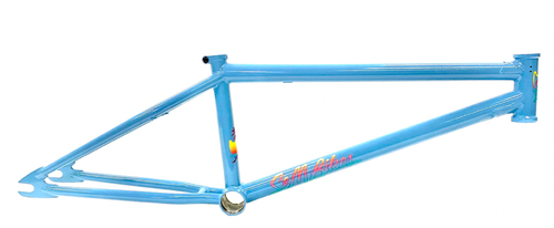 Cadre BMX S&M Hoder XL - 21.25 - Trans Noir Rouge - Acier Chromoly