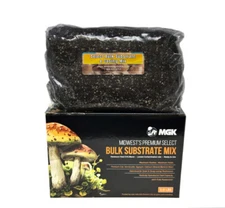 Premium Bulk Mushroom Substrate Mix | Fully Pastuerized | Maximum Yield (5 LBS)