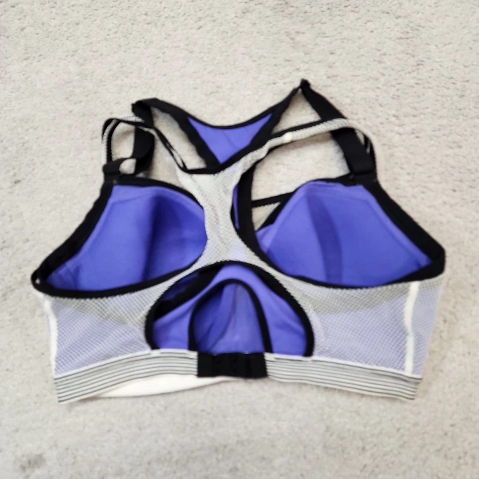 Victoria's Secret Sports Bra 34Dd Blue Bra W Netting - Image 4 of 4