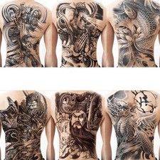 Temporary Large Back Tattoo Sticker Waterproof Cool Art FakeTattoo Sticker