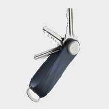 Orbitkey Slim Rubber Key Organizer, Weatherproof, Carry 2-7 Keys, Midnight Blue