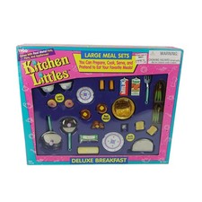 Tyco Kitchen Littles DELUXE BREAKFAST New NOS Sealed Toaster Pancakes