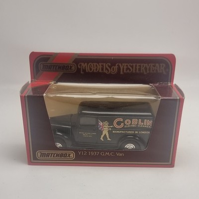 Model Of Yesteryear Y-12 1937 G.M.C. Van Goblin Elektroreiniger Lackierung verpackt