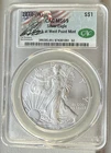 2010-W SILVER Eagle CAC MS69 ~ West Point Hoard ~  ASE Ron Drzewucki Label