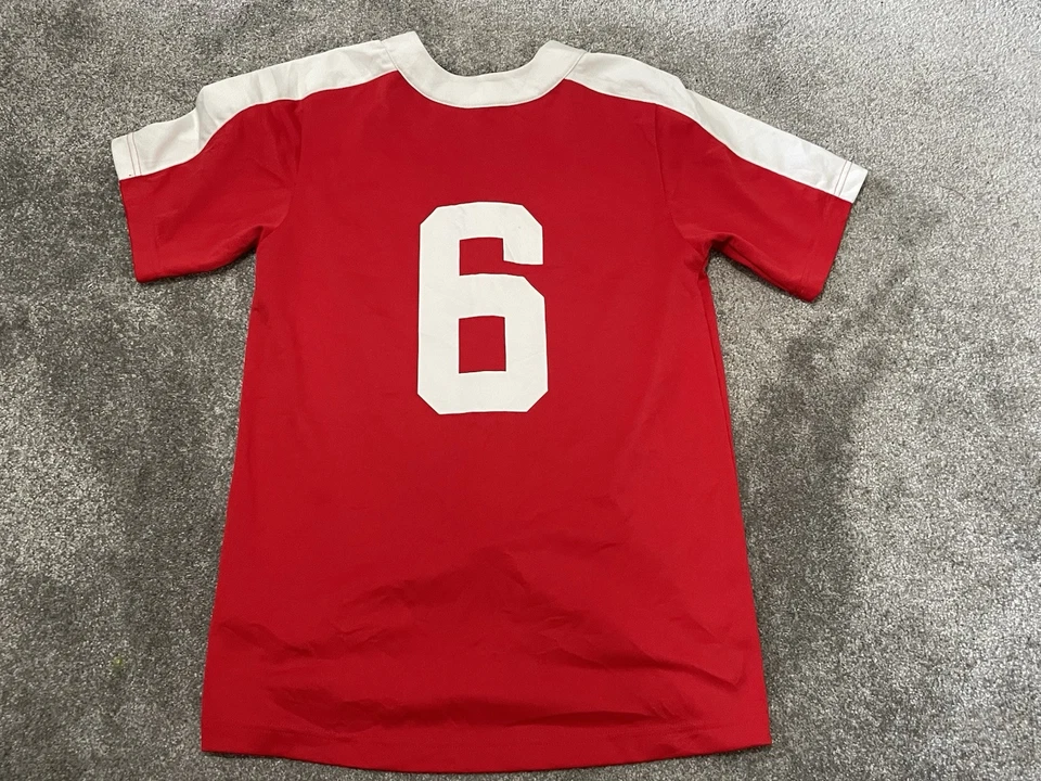 nike baseball jersey Red White Native American Size Small - Image 2 of 4