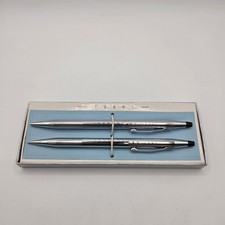 Silver Cross Ballpoint Pen  Pencil Set