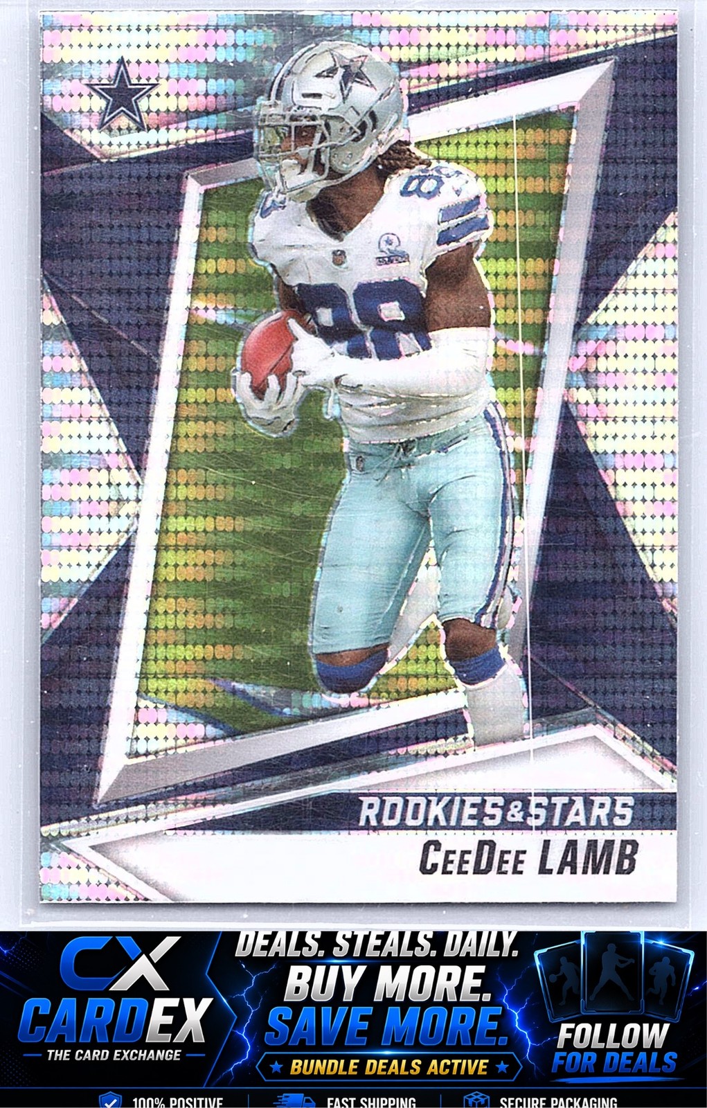 2021 Panini Rookies & Stars #77 CeeDee Lamb Pulsar Prizm