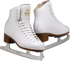 Jackson Ultima Women Youth White Artiste Figure Skates sz 5.5M 1790 280