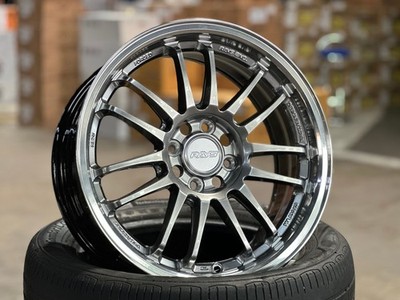 New 16x7 ET40 AOW RE30 Flow Formed (4 Wheel) 4x100 HONDA TOYOTA MAZDA MX5 GREY