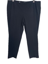 Lafayette 148 Stanton Pant Ankle Black Office Work Career Business Size 16