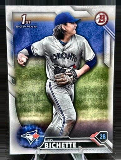 2016 Bowman Draft Bo Bichette 1st Bowman BD-74 Blue Jays Prospect Card
