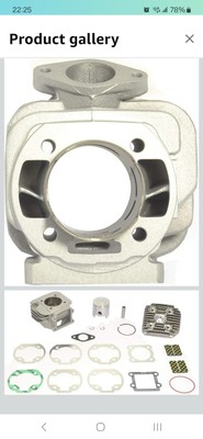 Athena 070100 Big Bore Cylinder Kit (70cc Bolt On) - 47.6mm Bore