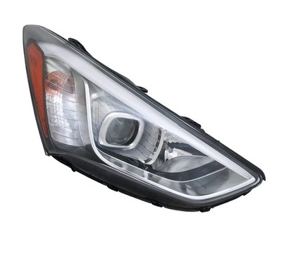 For Hyundai Santa Fe 2013-2016 Limited, GLS HALOGEN Headlight w/Bulbs Right Side