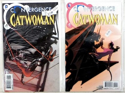 Convergence Catwoman Lot of 2 #1, 2 (2015) DC Comics 1st Print Comic Books